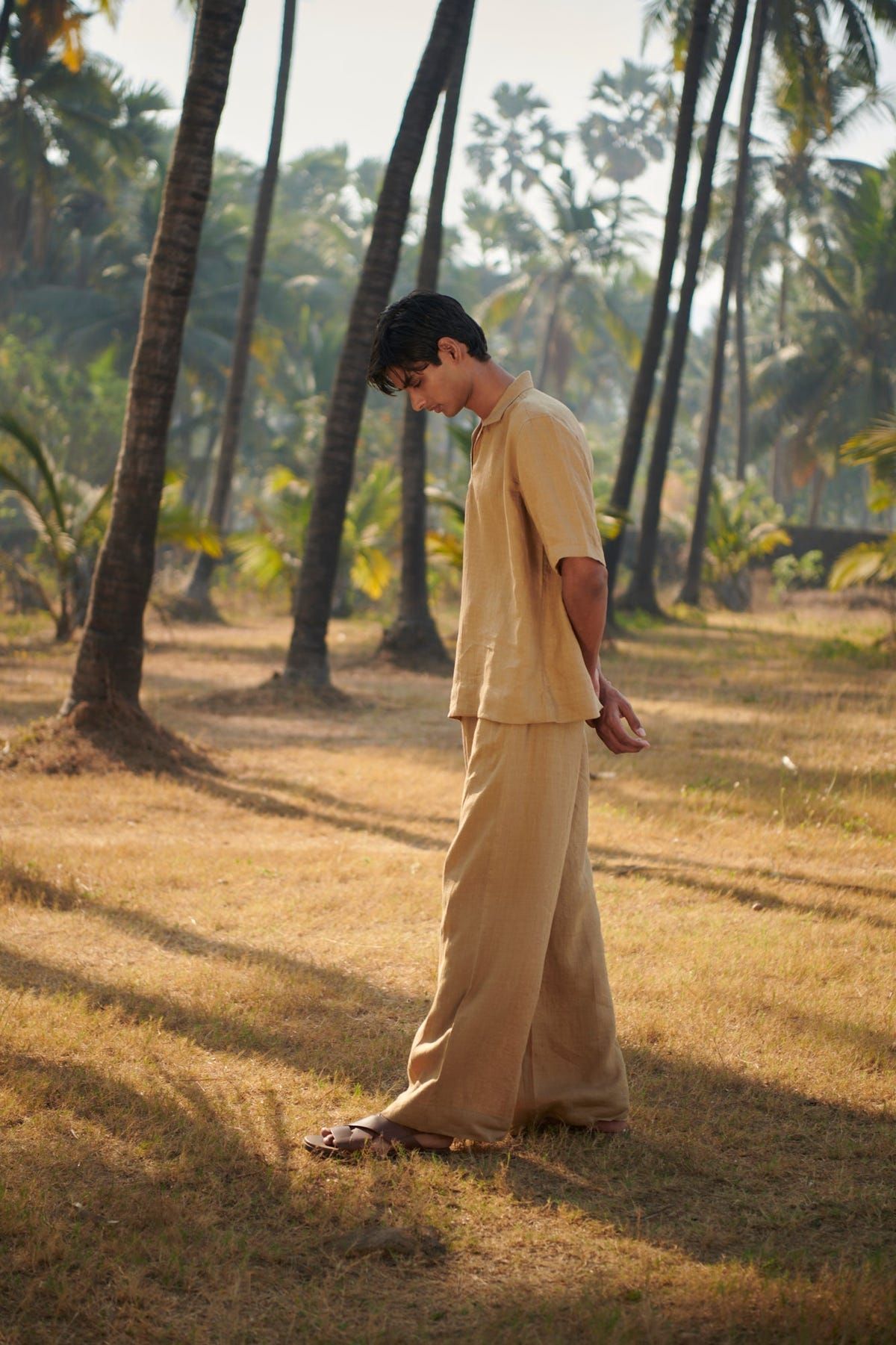 Husk Linen Men's Relaxed Pyjama Pants - Sale - image 4
