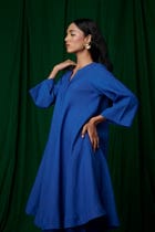 Neelam Linen Pheran Kurta Set - Sale view 3