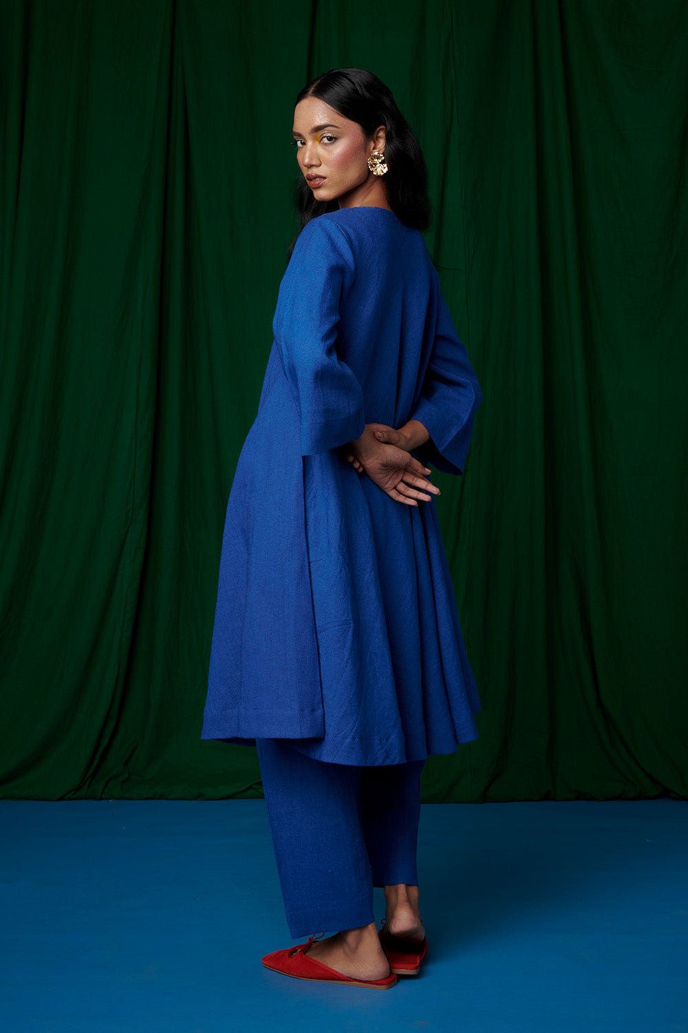 Neelam Linen Pheran Kurta Set - Sale - image 6