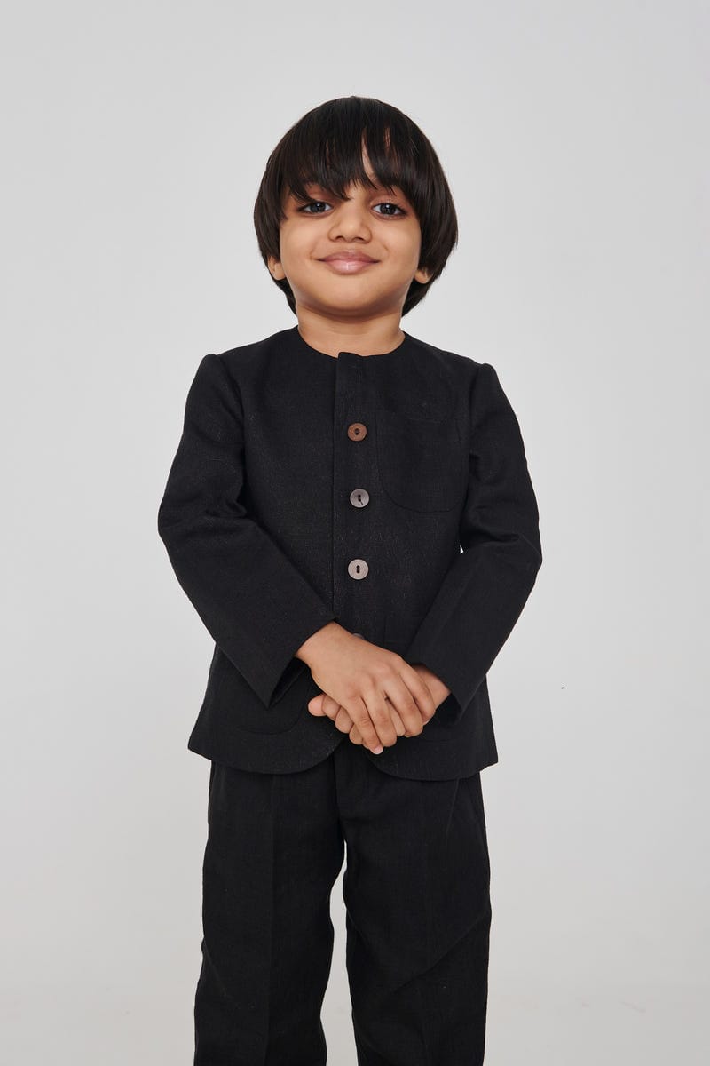 Kohl Co-Linen Boys Round Neck Jacket