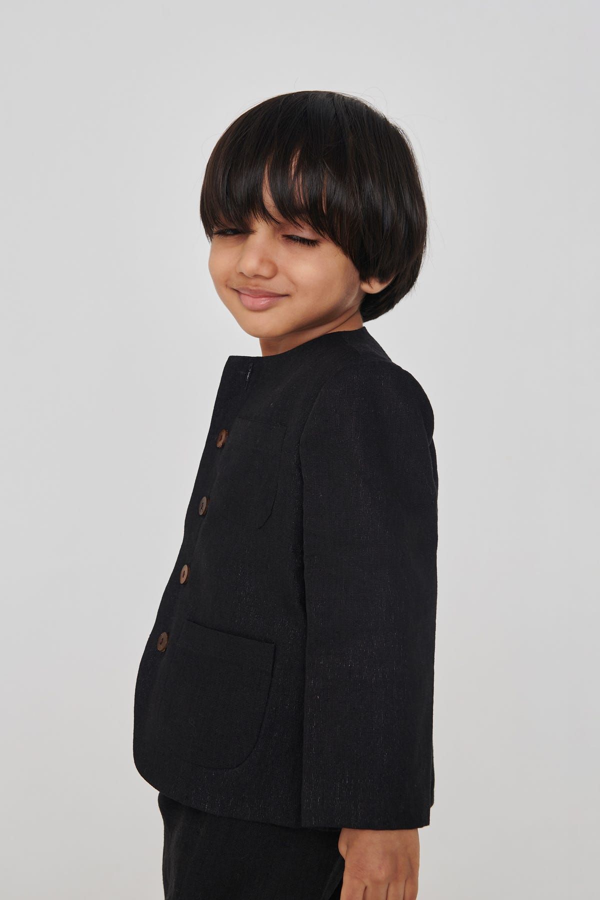 Kohl Co-Linen Boys Round Neck Jacket - image 7