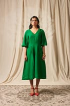 Panna Linen Billow Dress view 1