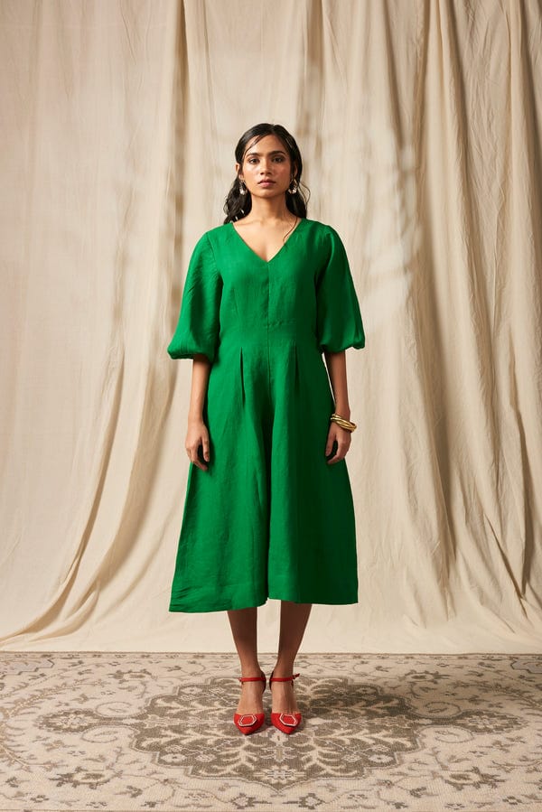 Saphed — Panna Linen Billow Dress