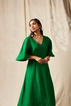 Panna Linen Billow Dress view 5