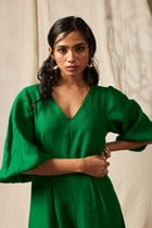 Panna Linen Billow Dress view 6