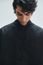 Kohl Co-Linen Men’s Mandarin Collar Jacket view 13
