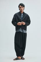 Kohl Co-Linen Men’s Mandarin Collar Jacket view 6