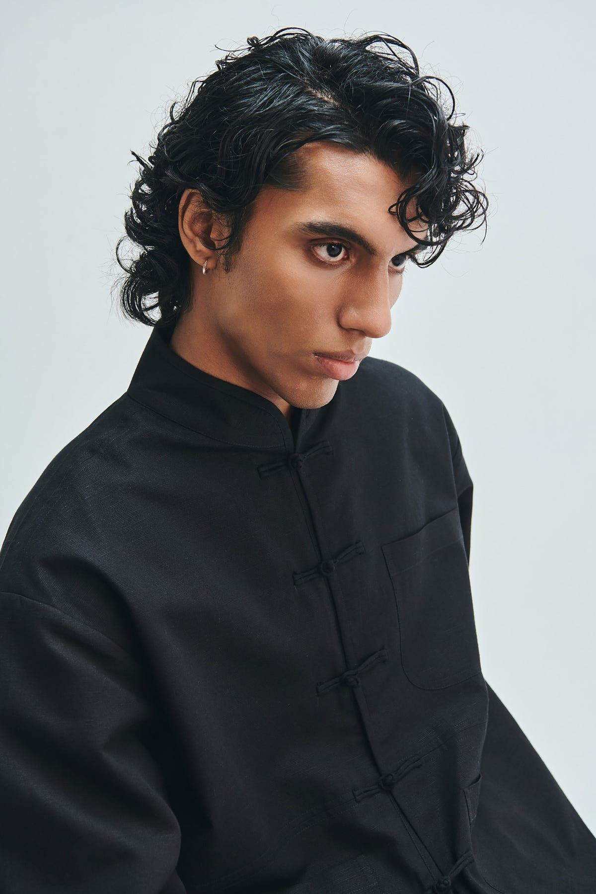 Kohl Co-Linen Men’s Mandarin Collar Jacket - image 10