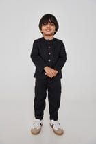 Kohl Co-Linen Boys Round Neck Jacket Set view 1