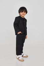 Kohl Co-Linen Boys Round Neck Jacket Set view 4