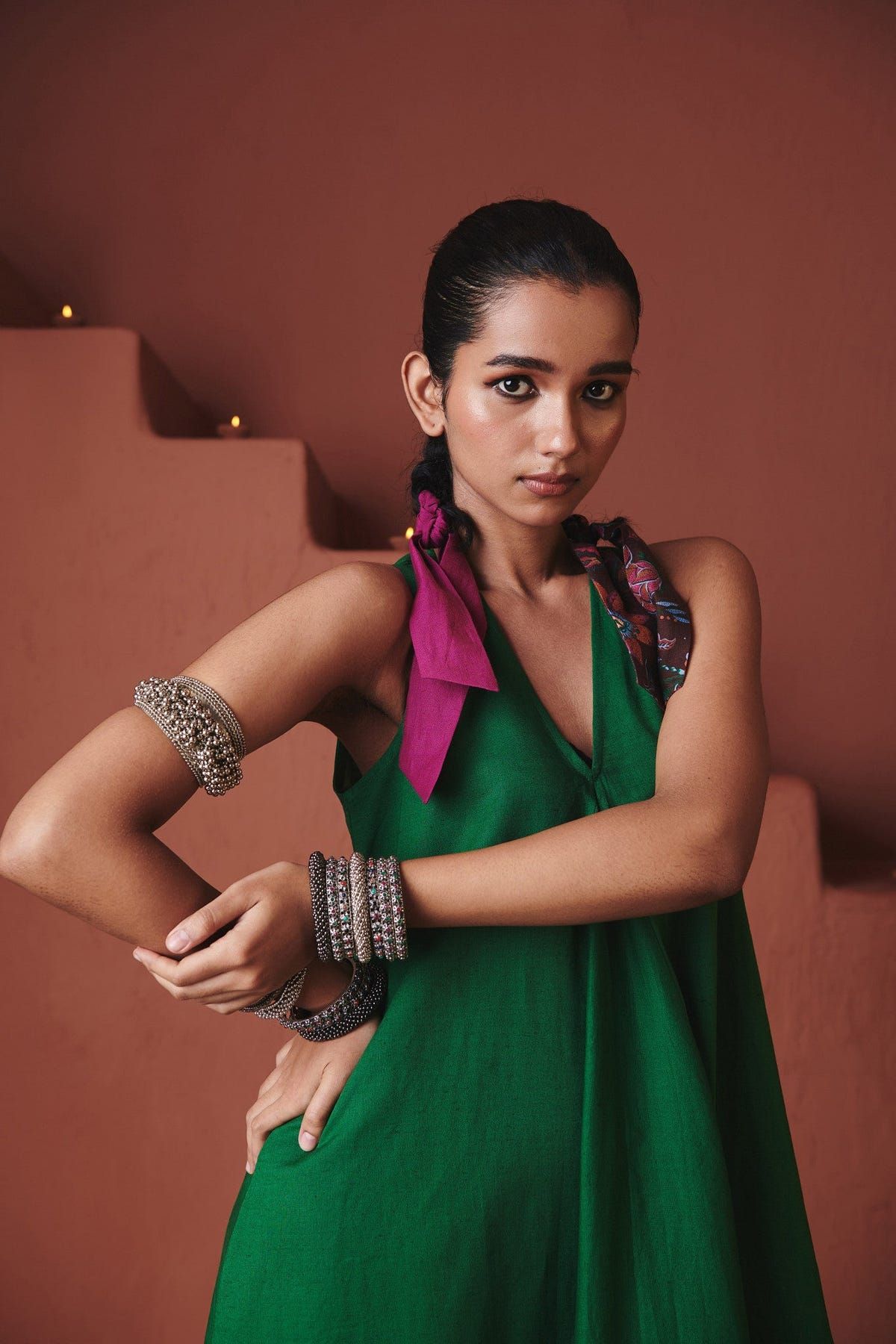 Panna Linen Flared Dress - Sale - image 7