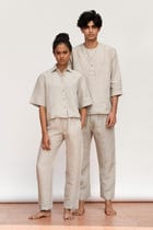 Undyed Linen Men's Pyjama Set view 5