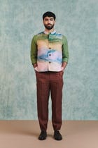 Prism Co-Linen Men's Nehru Jacket view 2