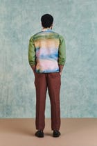 Prism Co-Linen Men's Nehru Jacket view 7