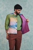 Prism Co-Linen Men's Nehru Jacket view 8
