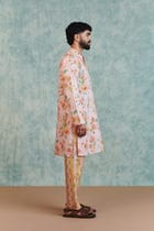 Flora Co-Linen Men's Classic Kurta view 6