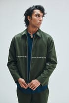 Pine Co-Linen Men's Track Jacket view 1