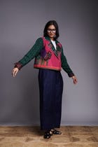 Neel Linen Wide Pleated Trousers view 6