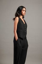 Kohl Co-Linen Waistcoat Set view 4