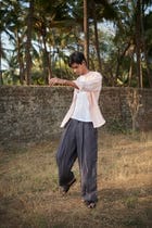 Graphite Linen Men's Baggy Pants view 6