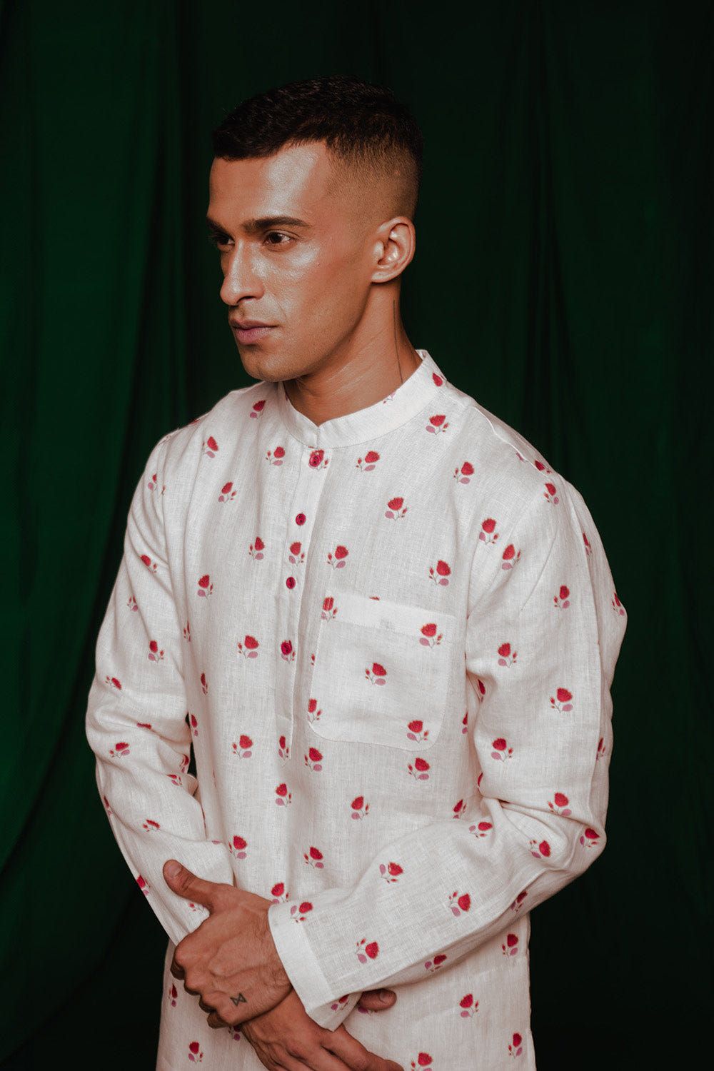Wildflower Co-Linen Men's Classic Kurta - Sale - image 3