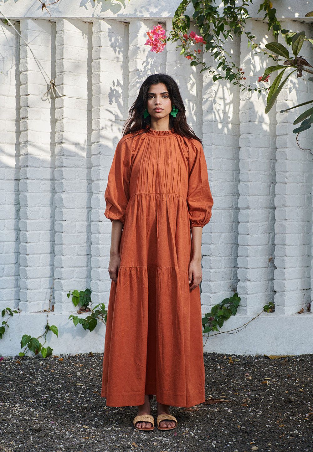 Amber Co-Linen Three Tiered Dress - Sale - image 1