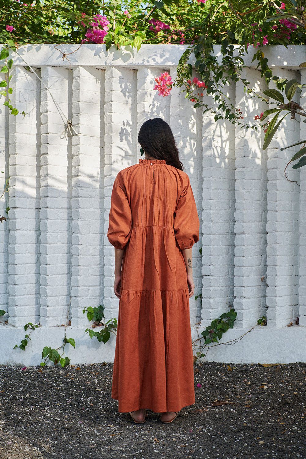 Amber Co-Linen Three Tiered Dress - Sale - image 3