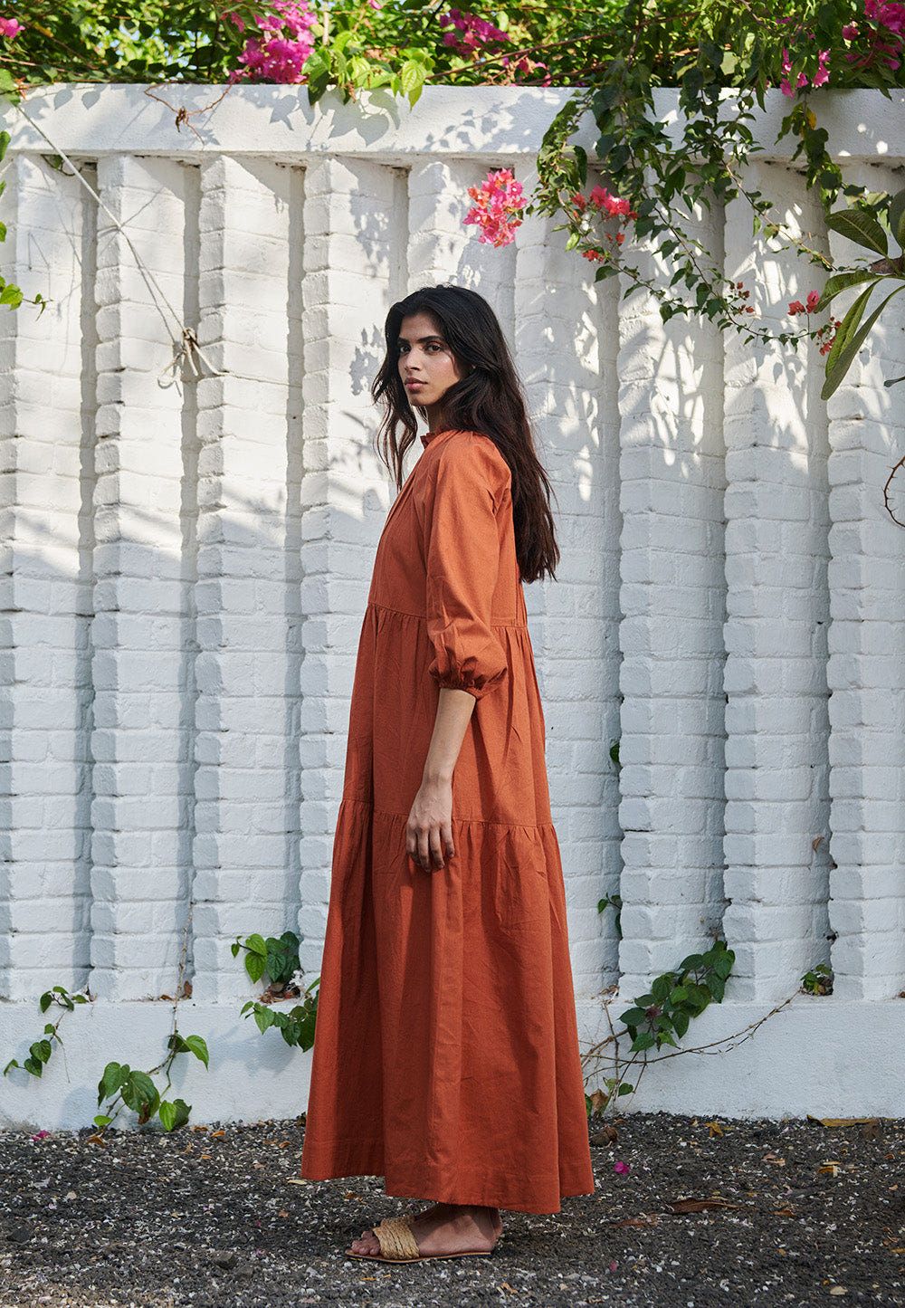 Amber Co-Linen Three Tiered Dress - Sale - image 4