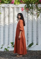 Amber Co-Linen Three Tiered Dress - Sale view 4