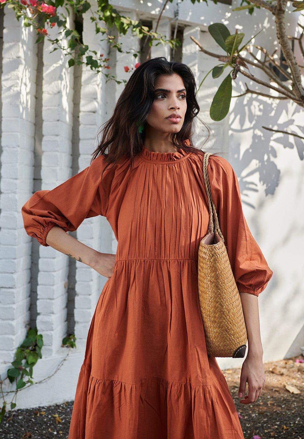 Amber Co-Linen Three Tiered Dress - Sale - image 5