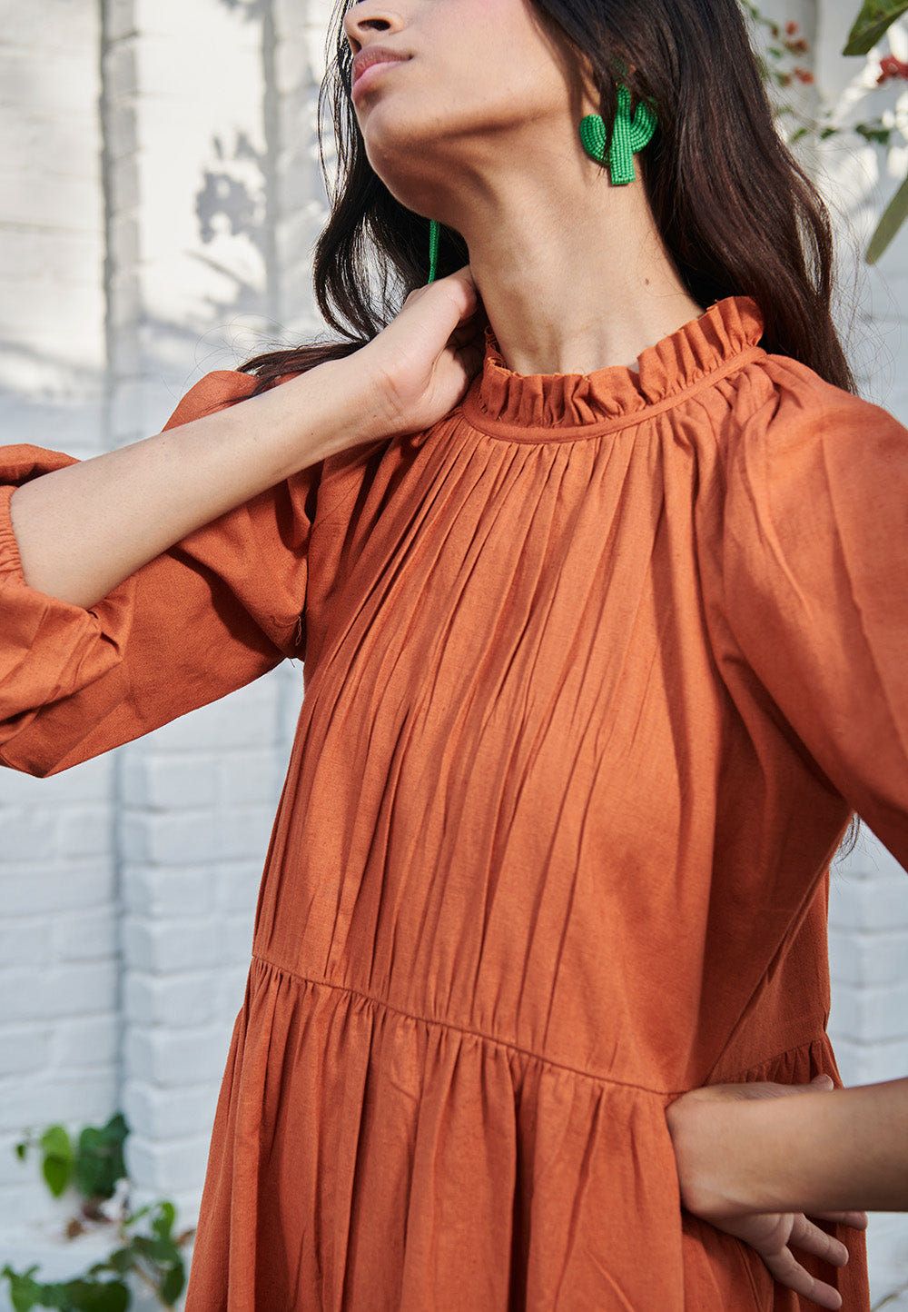 Amber Co-Linen Three Tiered Dress - Sale - image 6