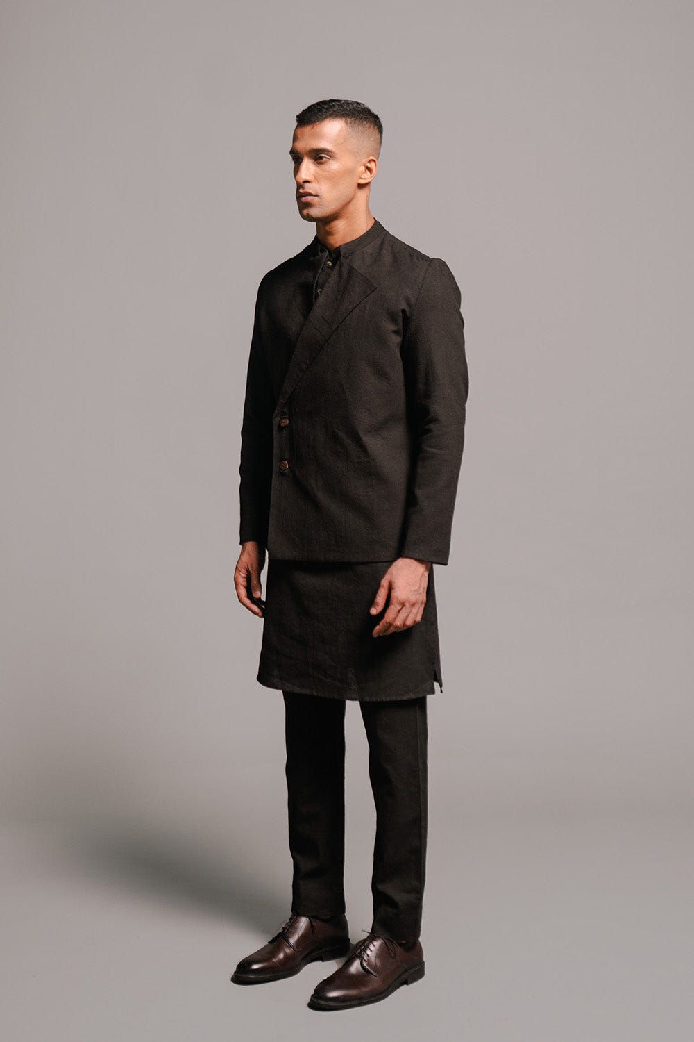 Kohl Co-Linen Men's Bandhgala Jacket - Sale - image 6