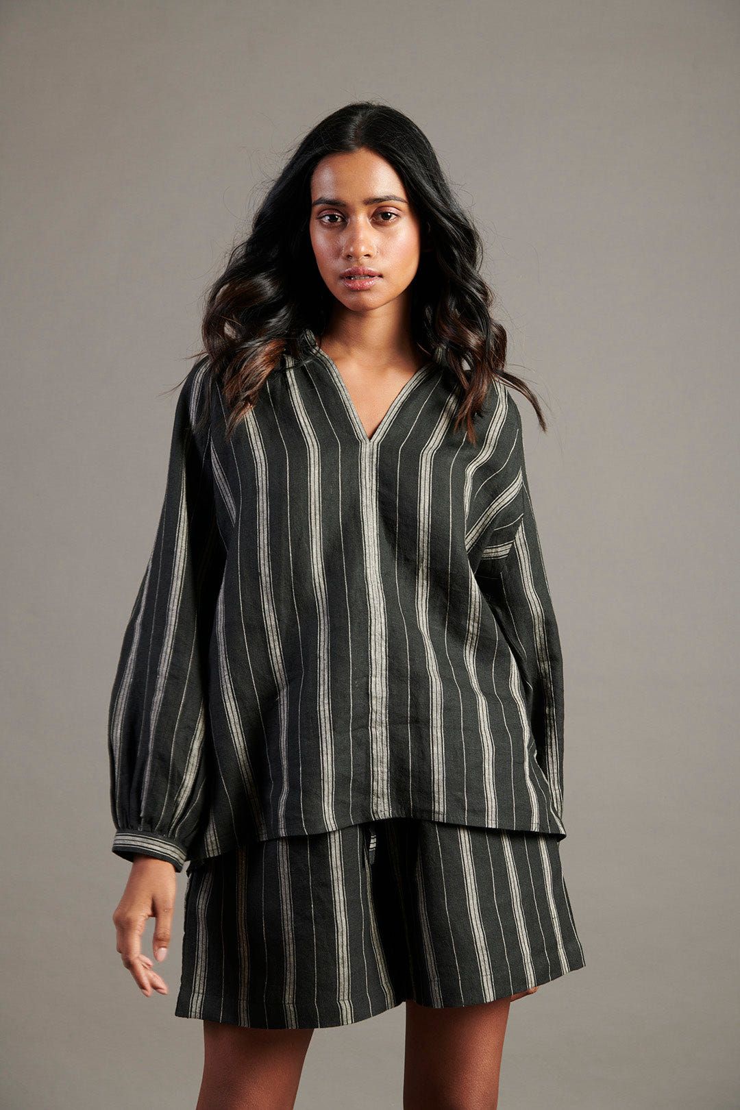 Dhaari Linen Billow Top - Sale - image 1
