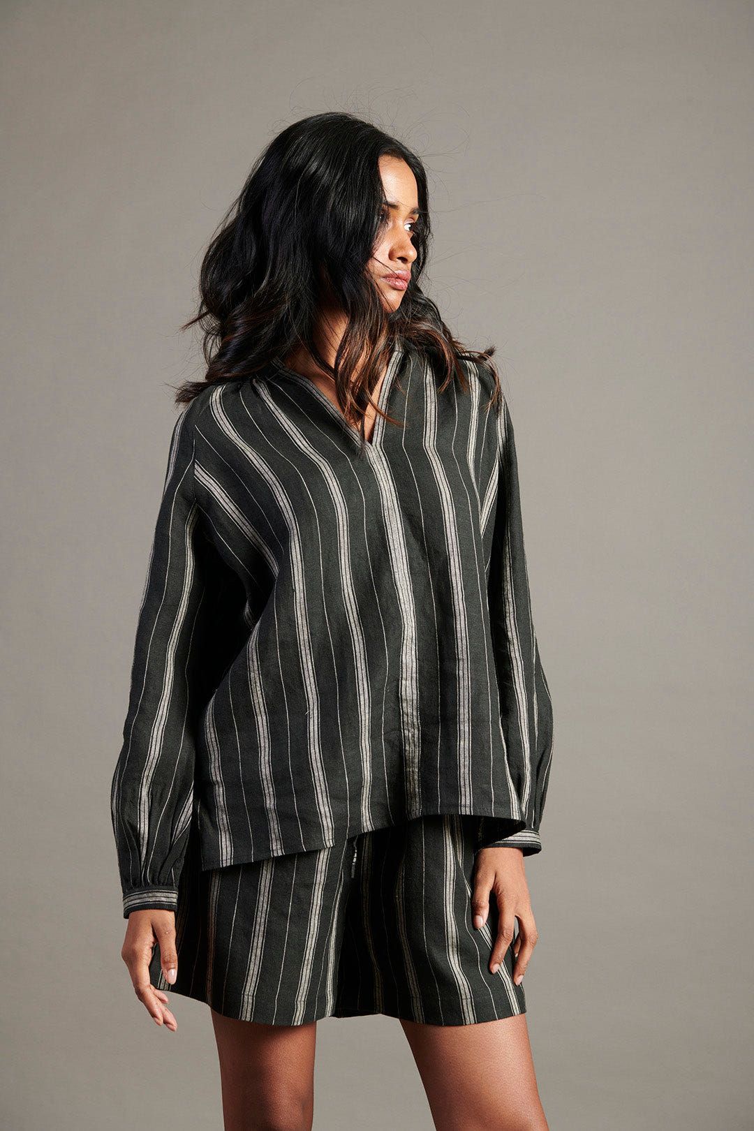Dhaari Linen Billow Top - Sale - image 3