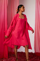 Rani Linen Shirt Dress view 4