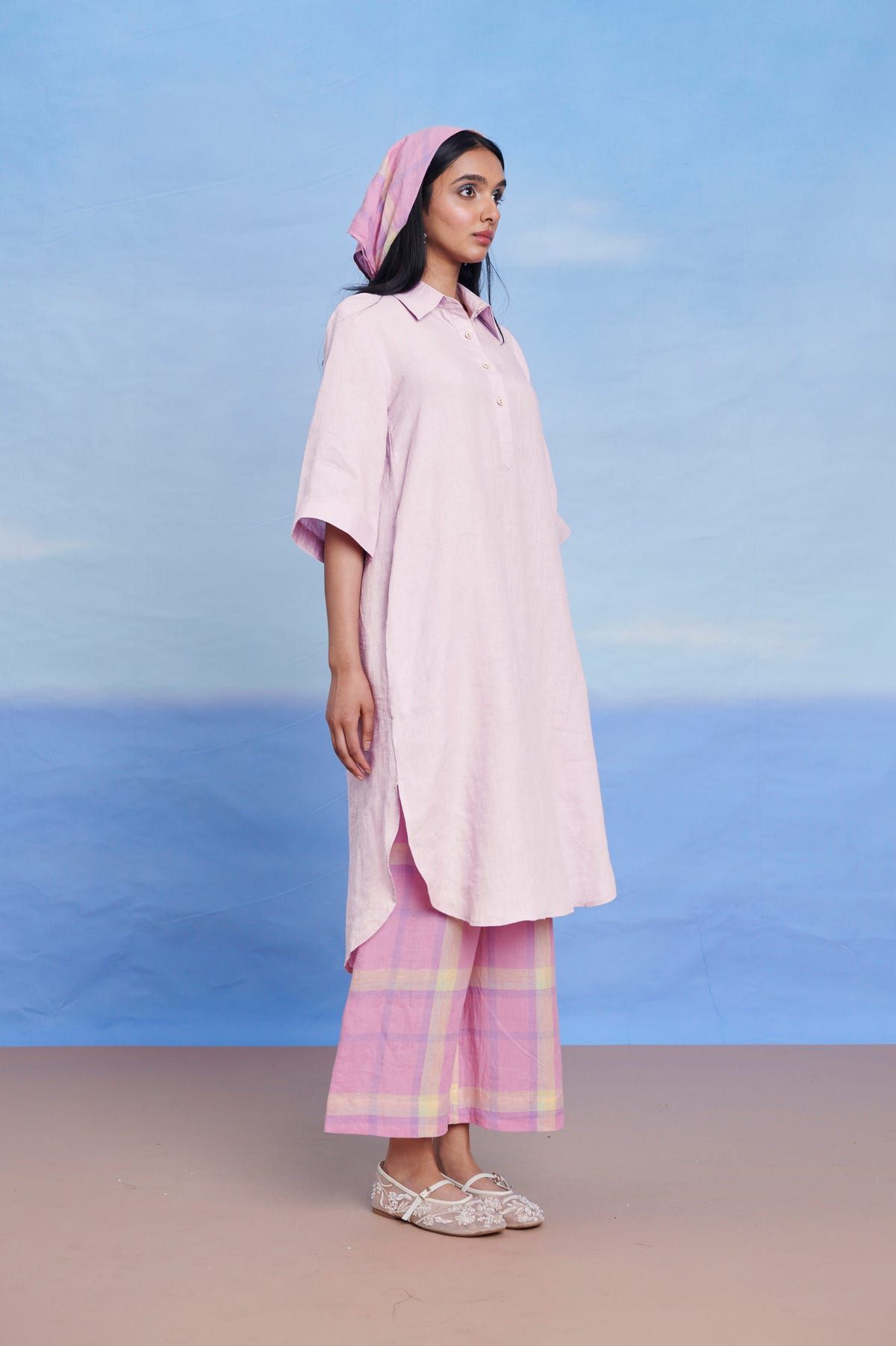 Fleur Linen Women's Shirt Kurta - image 2