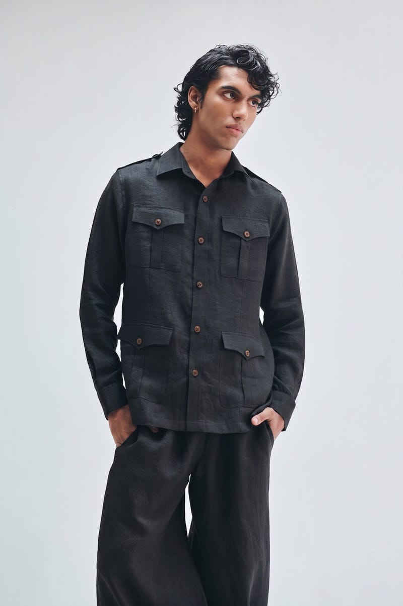 Kohl Co-Linen Men's Safari Overshirt