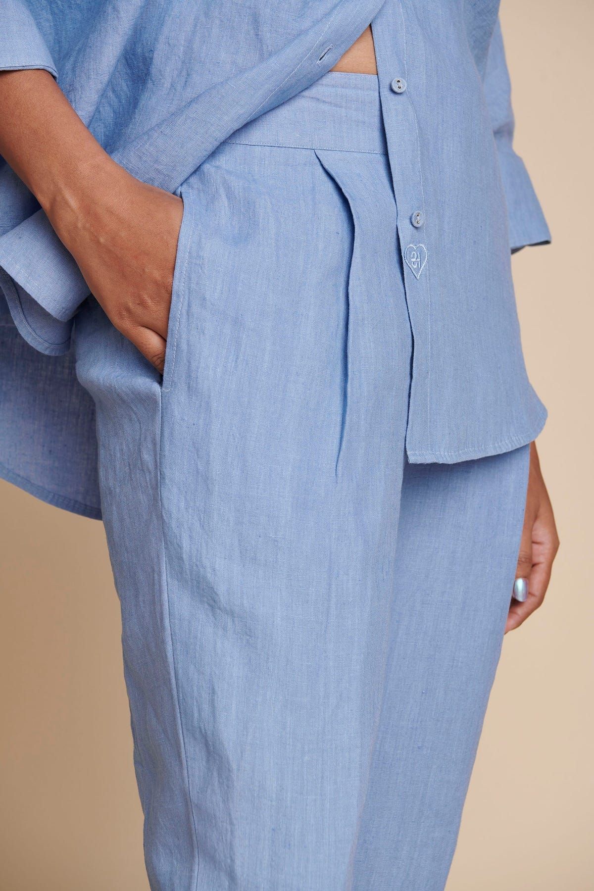 Ashwem Linen Oversized Flared Shirt - Sale - image 9