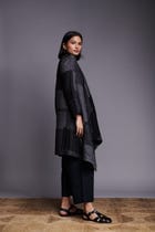 Patchwork Linen Kantha Drape Overlay view 3