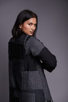 Patchwork Linen Kantha Drape Overlay view 6