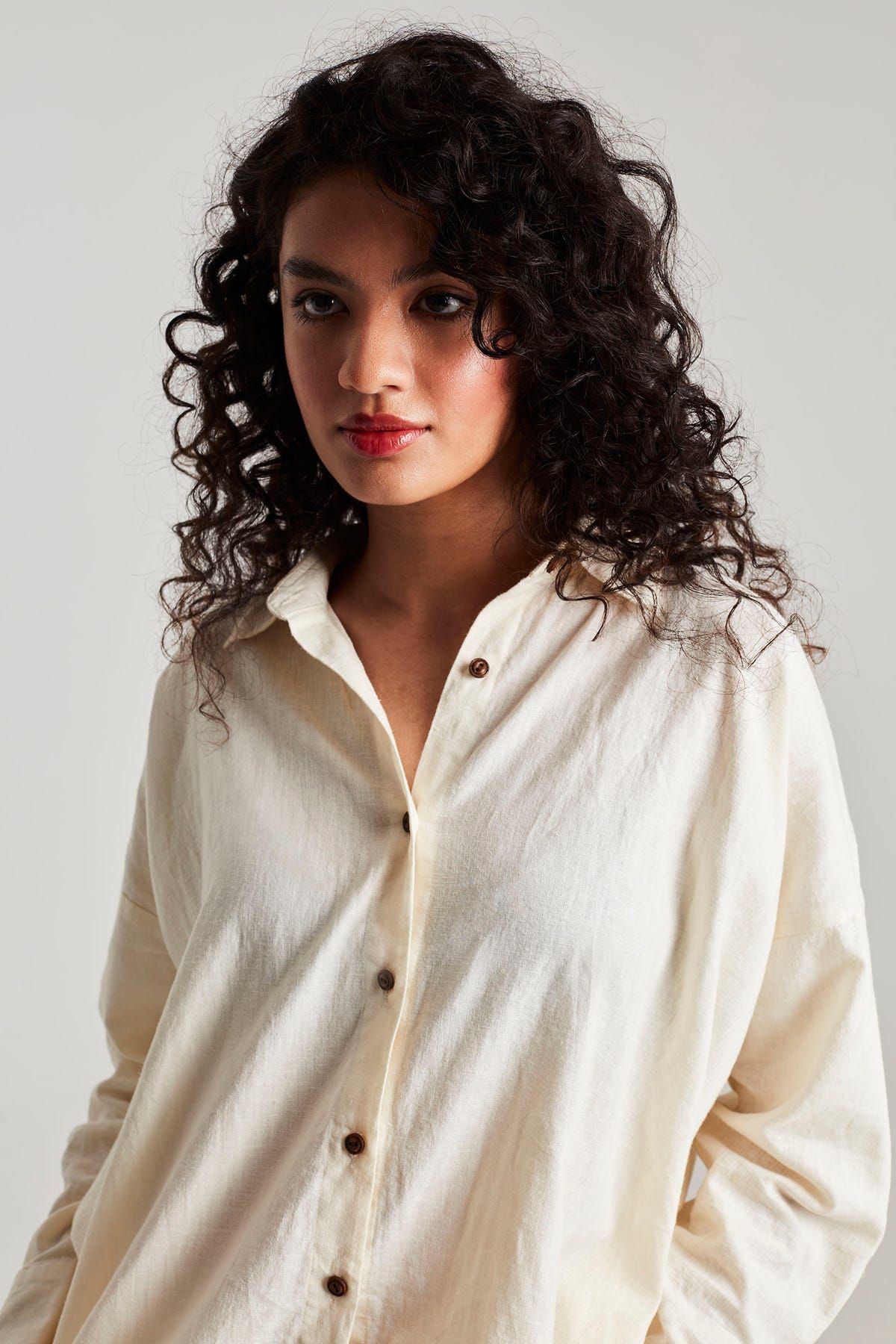 Taj Co-Linen Classic Shirt - image 5