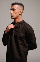 Kohl Co-Linen Men's Saif Kurta Set view 2