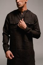 Kohl Co-Linen Men's Saif Kurta Set view 5