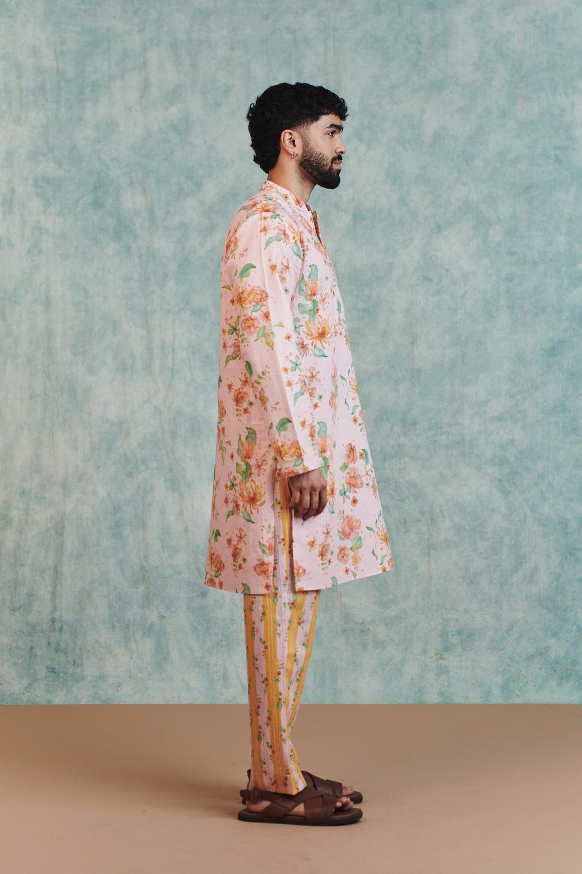 Flora Co-Linen Men's Classic Kurta Set - image 5