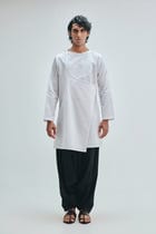 Taj Co-Linen Men's Angrakha Kurta view 2