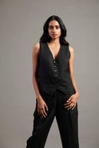Kohl Co-Linen Waistcoat view 3