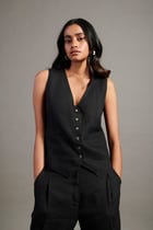 Kohl Co-Linen Waistcoat view 6