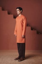 Marigold Co-Linen Men's Classic Kurta view 2