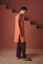 Marigold Co-Linen Men's Classic Kurta view 3