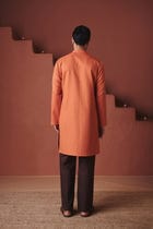 Marigold Co-Linen Men's Classic Kurta view 4
